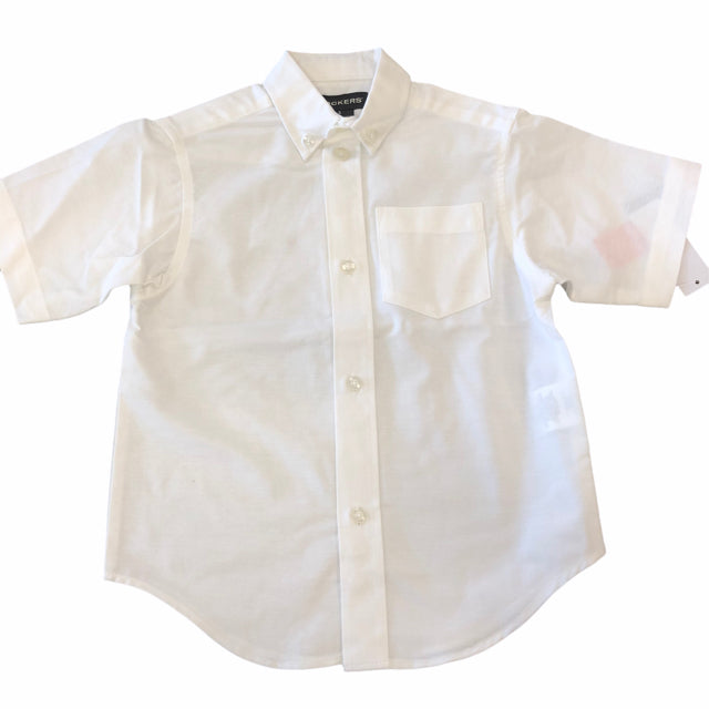 Boys white short sleeve hotsell dress shirt