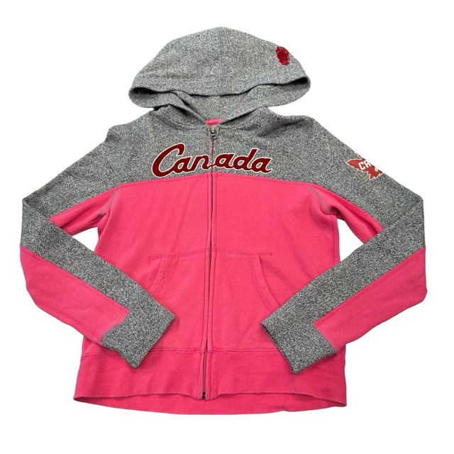 Roots Girl's Pink Hoodie Size 12